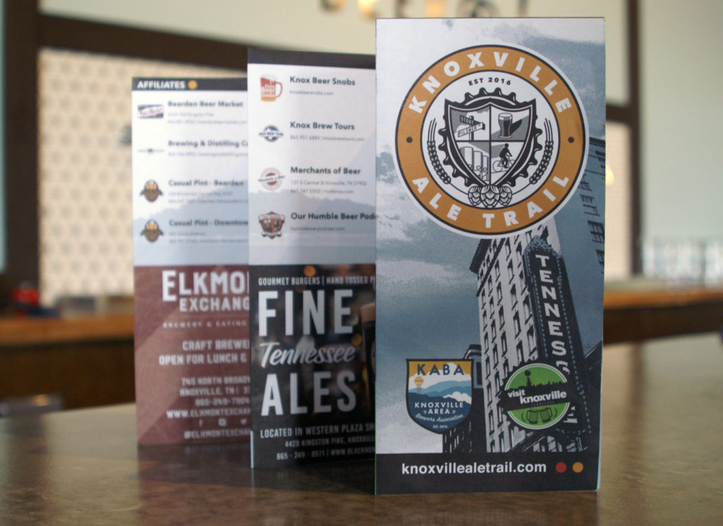 Knoxville Ale Trail brochure